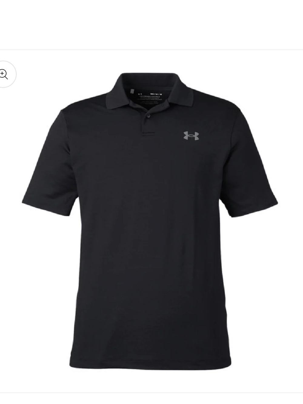 New Men’s Under Armour Jackson Performance 3.0 Golf Polo in Black Size L